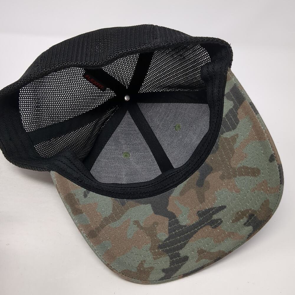 Tree Flag Patch Fitted Trucker Hat Multicolor One… - image 7